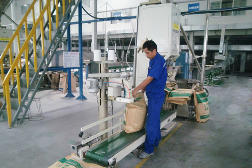 改性塑料粒子包装客户现场